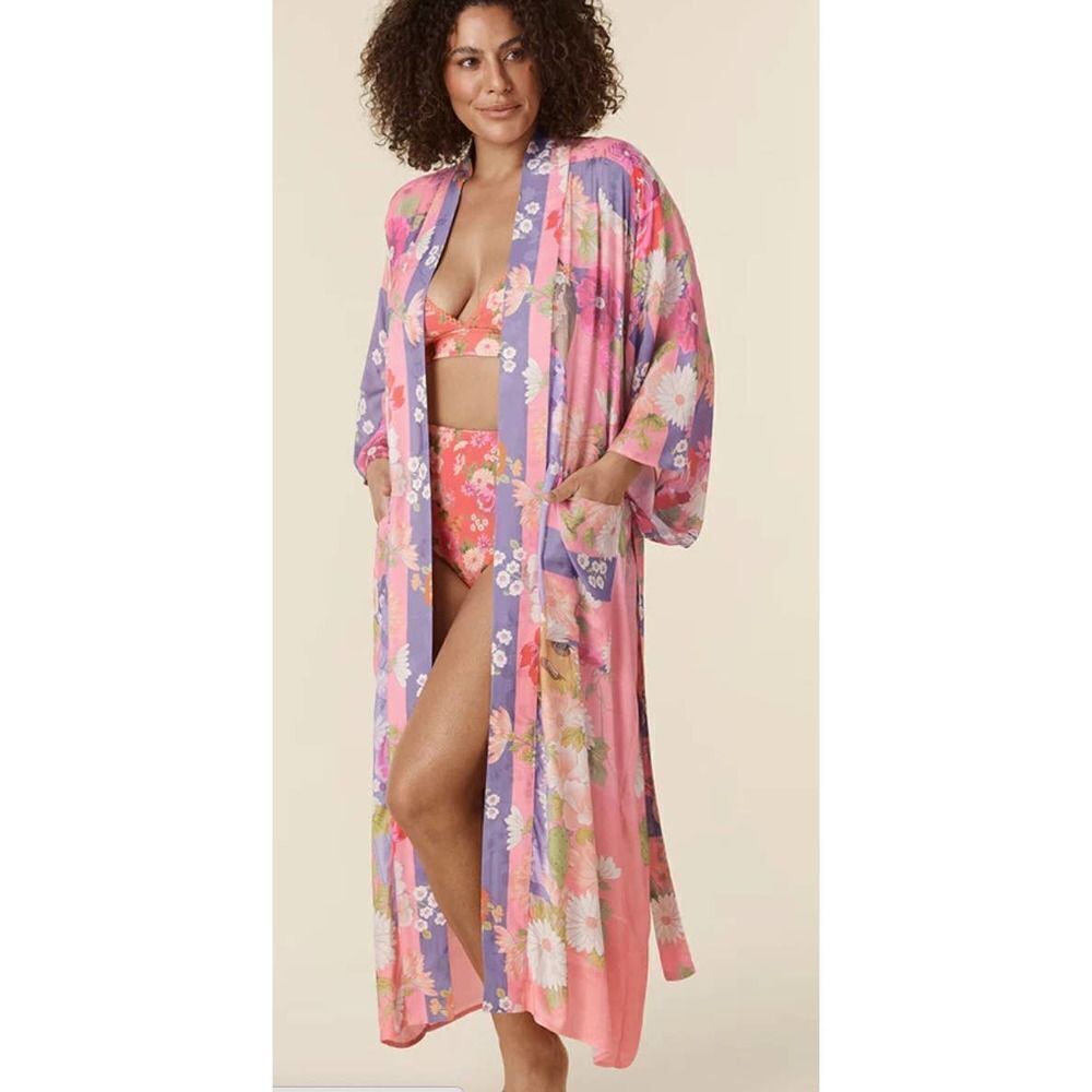 Spell & The Gypsy Collective Women’s Carrie Robe in Pink Sz S/M